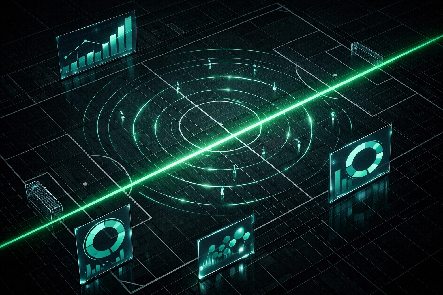 Digital analysis of football betting markets using AI data to identify value and expected value (EV).