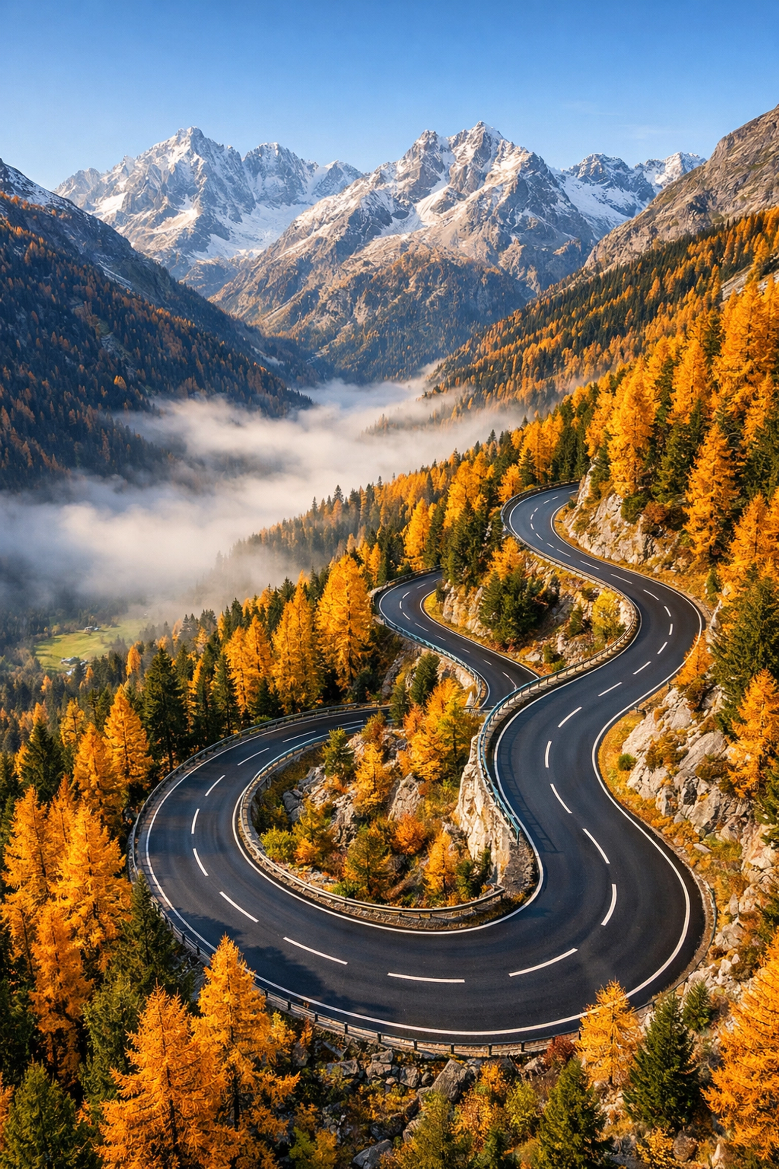 7 Mistakes You’re Making with Image Compression (and How Pixel-Shrink.com Fixes Them) 4 Detailed aerial drone photo of autumn mountains showing textures preserved by professional compression.