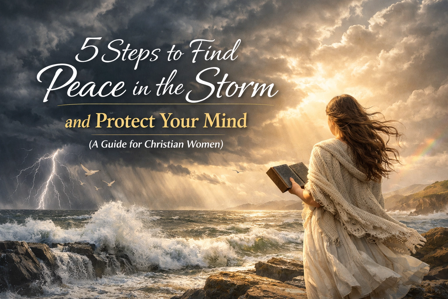 [HERO] 5 Steps to Find Peace in the Storm and Protect Your Mind (A Guide for Christian Women)