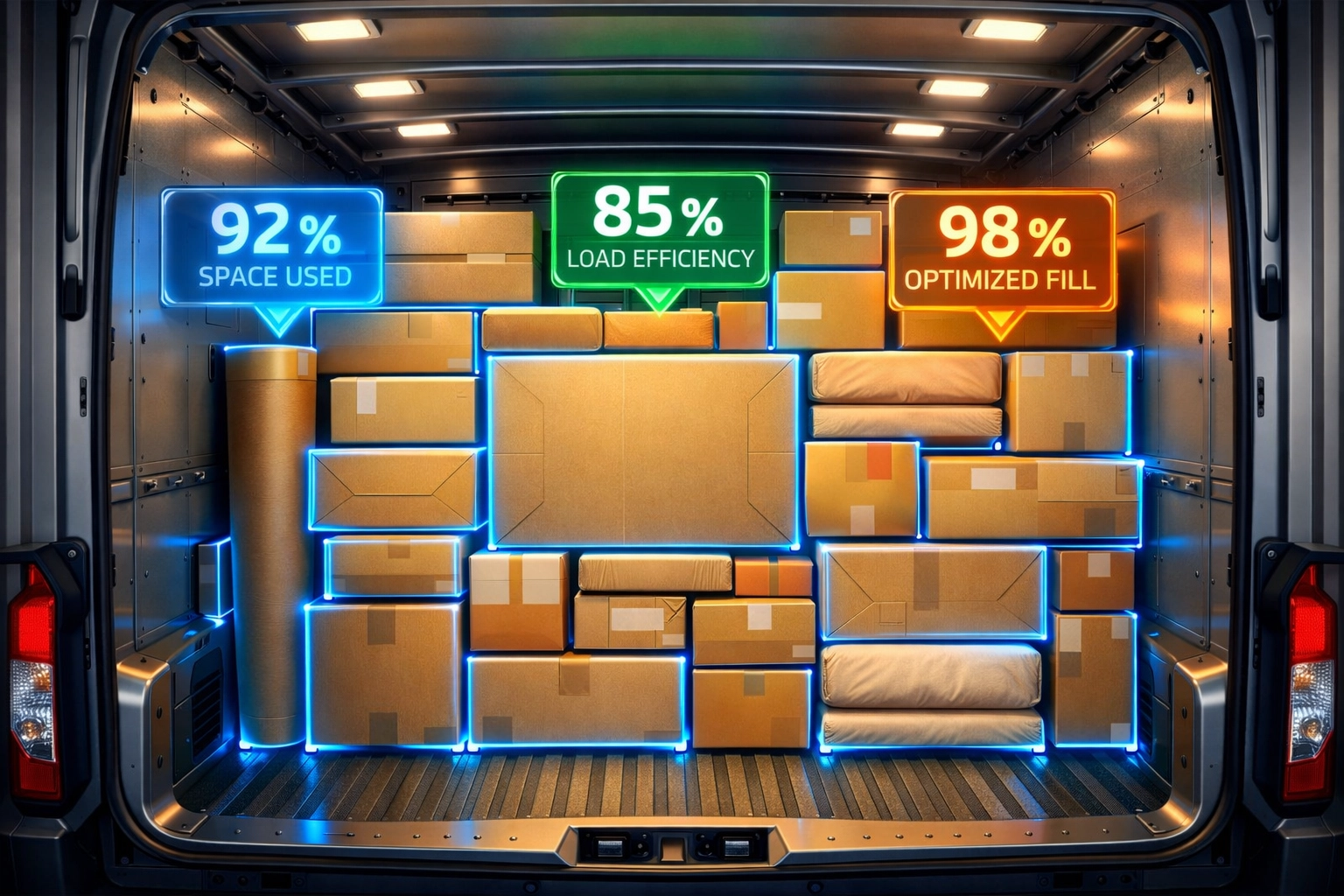Optimierte Laderaumnutzung durch KI Logistik: Intelligente Beladung spart Transportkosten