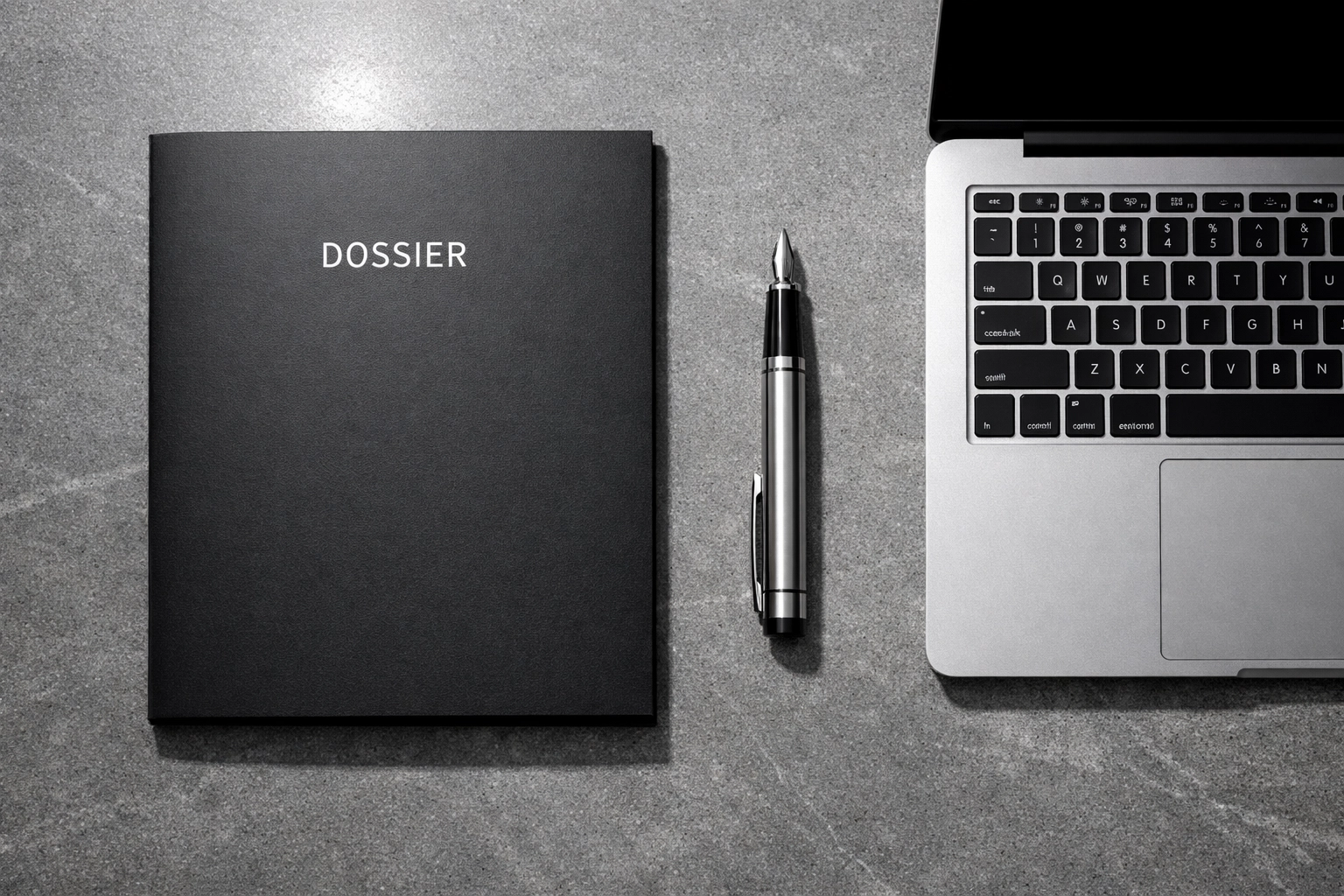 Detailed dossier and equipment used for a comprehensive background check in South Carolina.