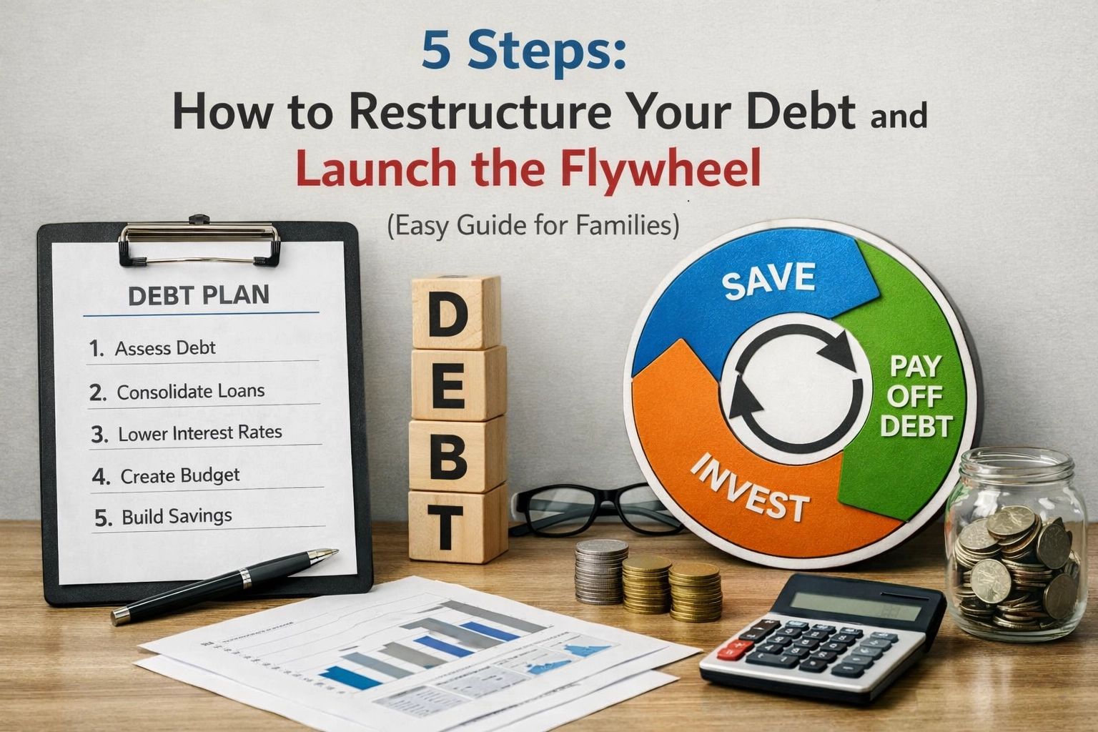 [HERO] 5 Steps How to Restructure Your Debt and Launch the Flywheel (Easy Guide for Families)