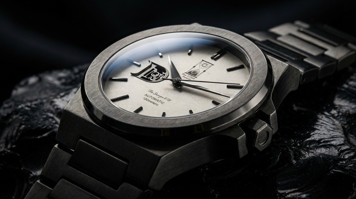 Close-up of a Sango 878 showing the quality build and 100m water resistance marking.