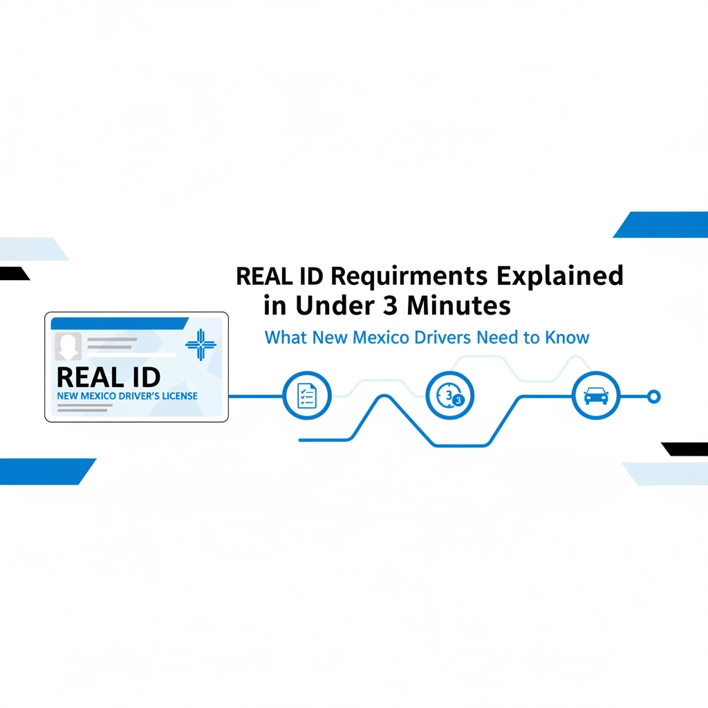 REAL ID Requirements Explained in Under 3 Minutes: What New Mexico Drivers Need to Know