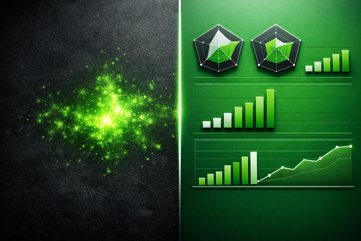 AI analytics interface filtering out football betting noise to reveal true team performance data.