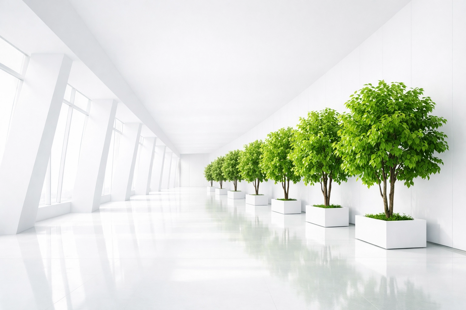 Bright minimalist space symbolizing business growth through a strong online presence and local SEO strategy.