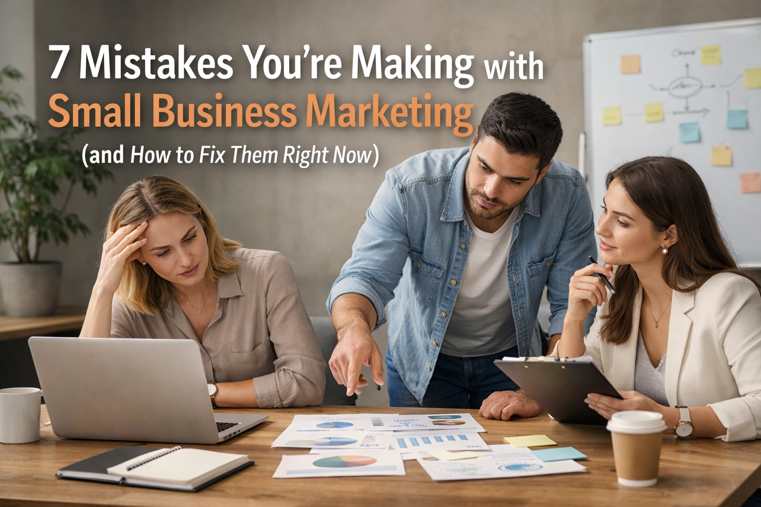 [HERO] 7 Mistakes You’re Making with Small Business Marketing (and How to Fix Them Right Now)