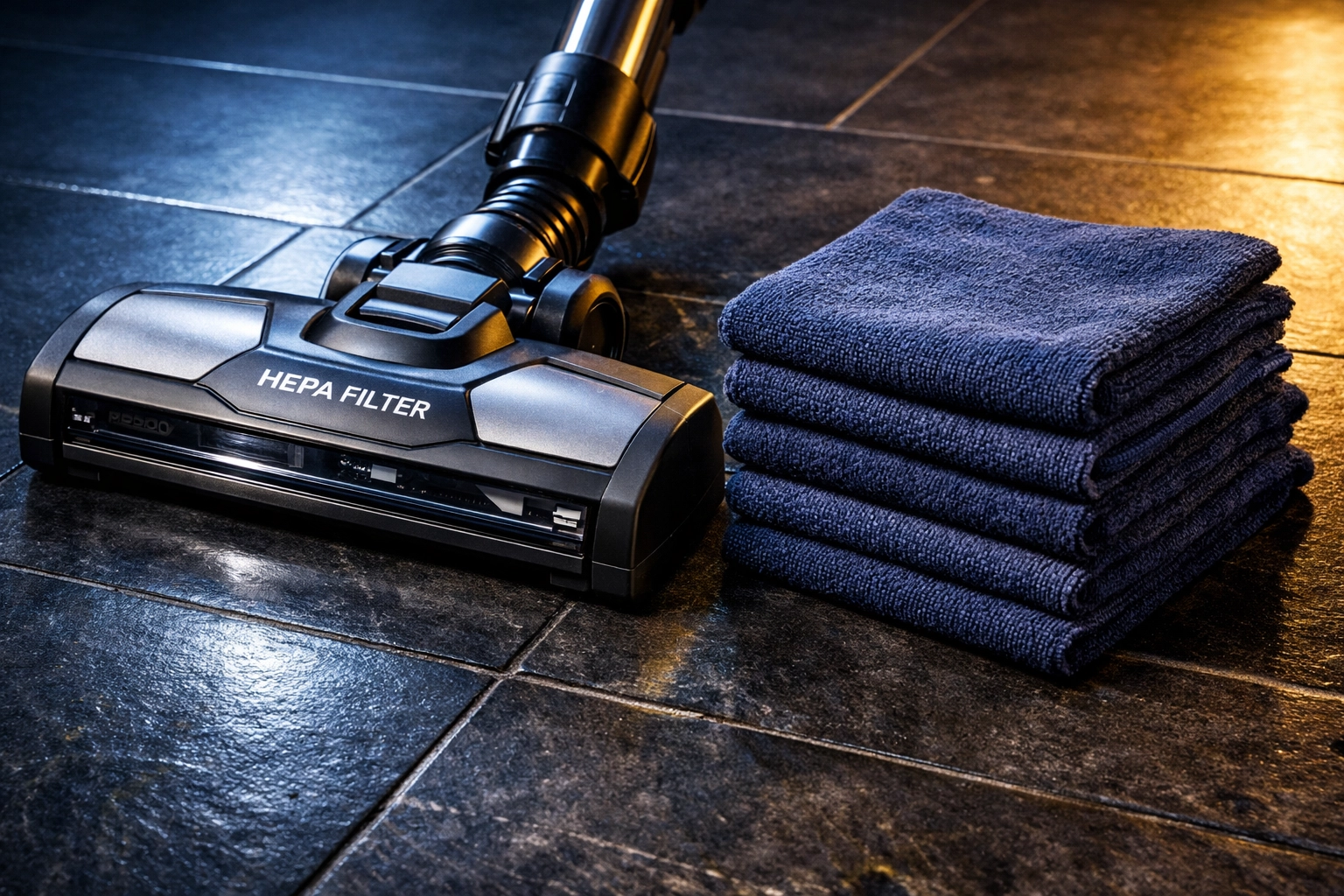 High-end cleaning tools and microfiber cloths for eco-friendly residential cleaning Massachusetts.
