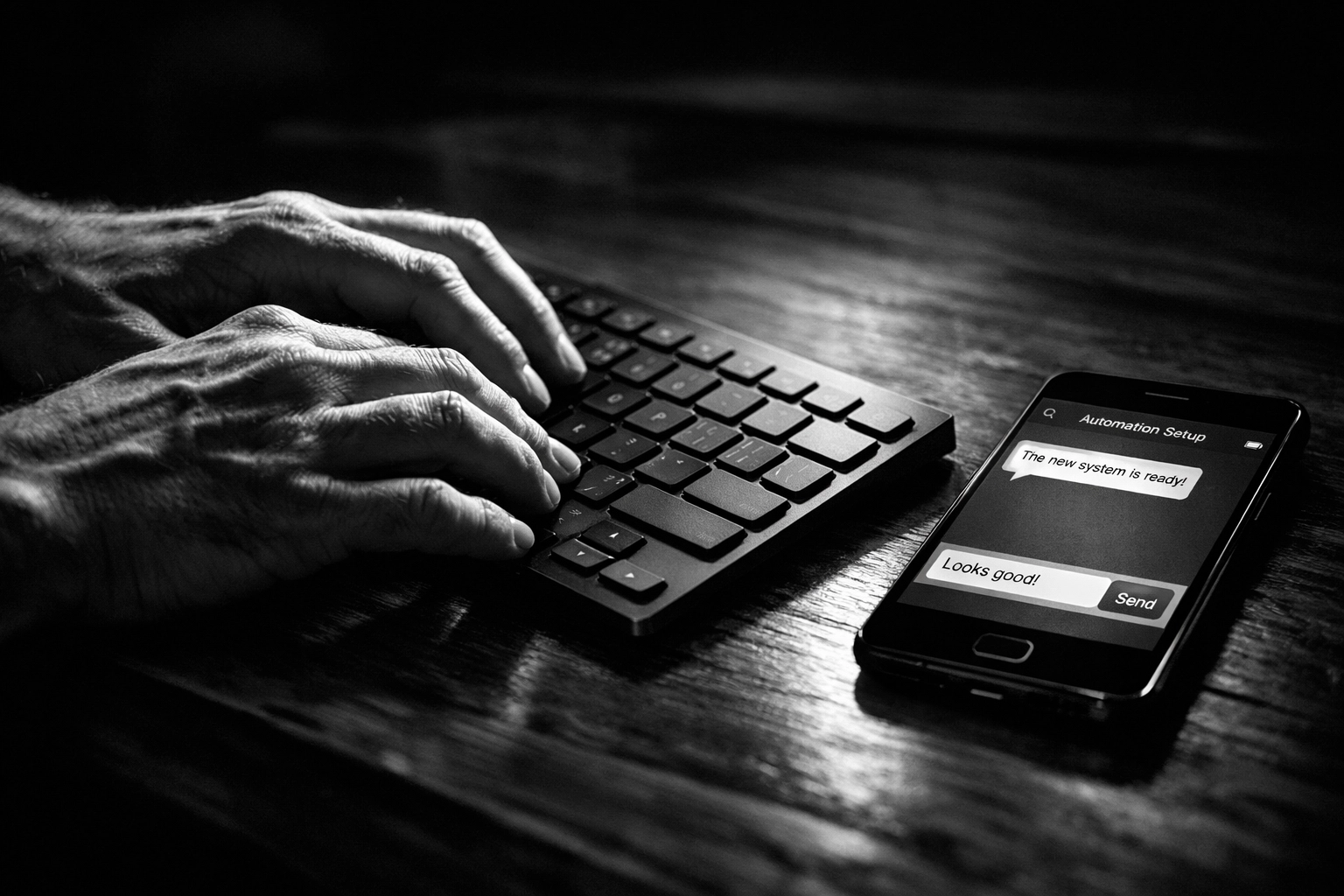 Business owner responding to customer feedback before it becomes a public review