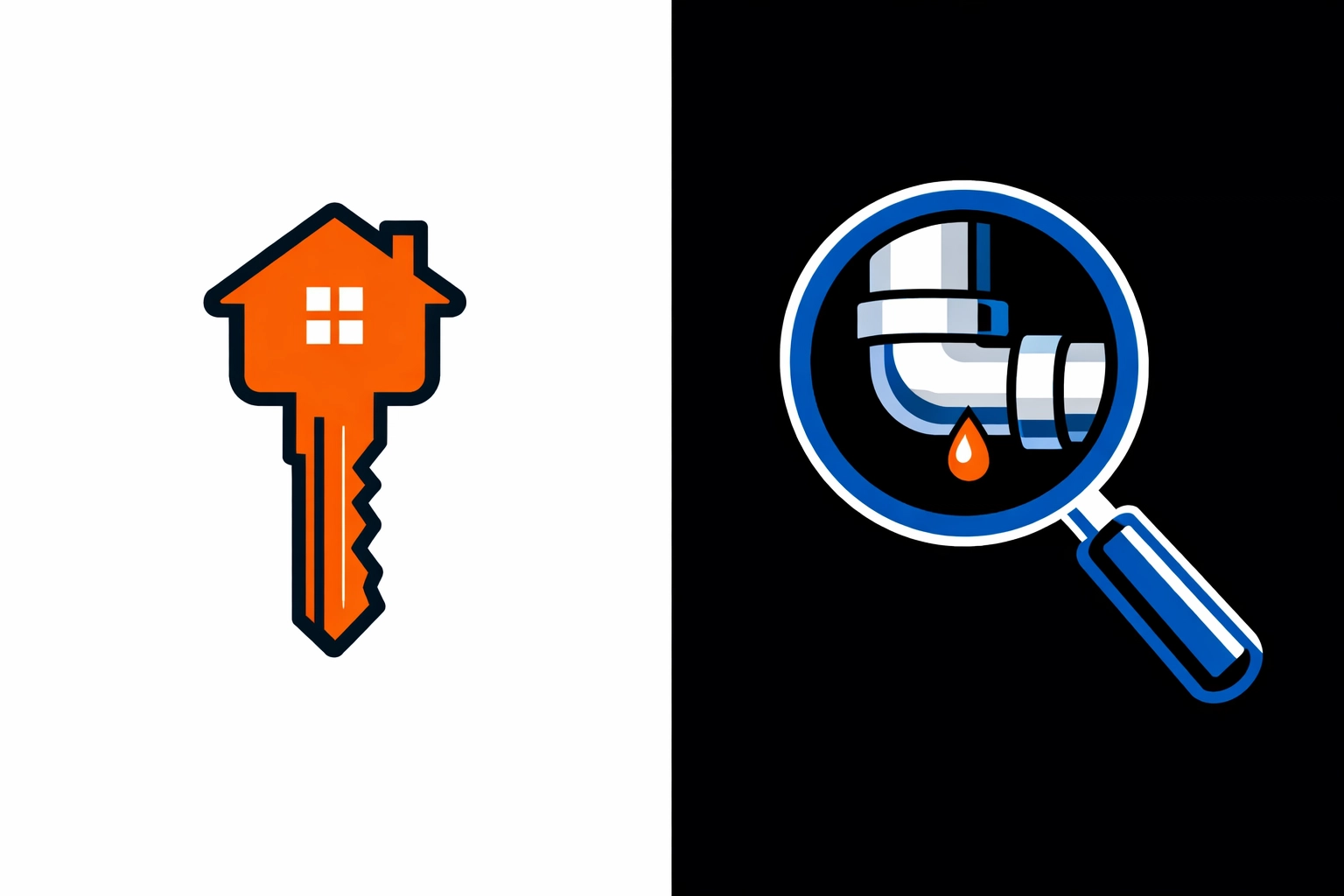 Professional home watch inspection in Venice FL detecting a small leak compared to a neighbor's key.