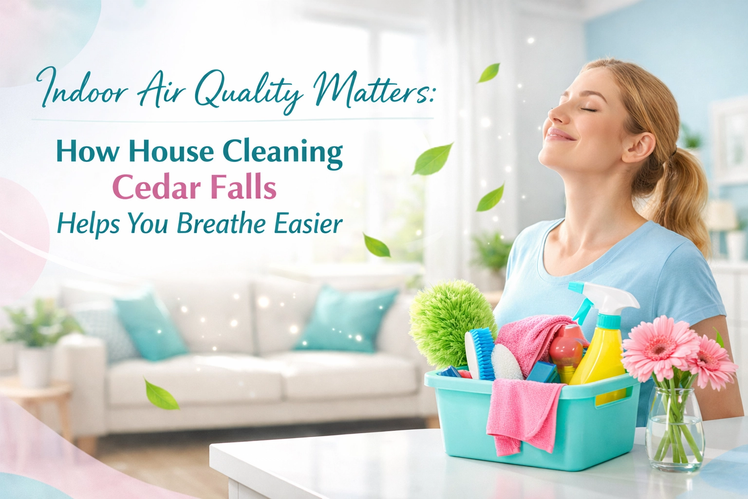 [HERO] Indoor Air Quality Matters: How House Cleaning Cedar Falls Helps You Breathe Easier
