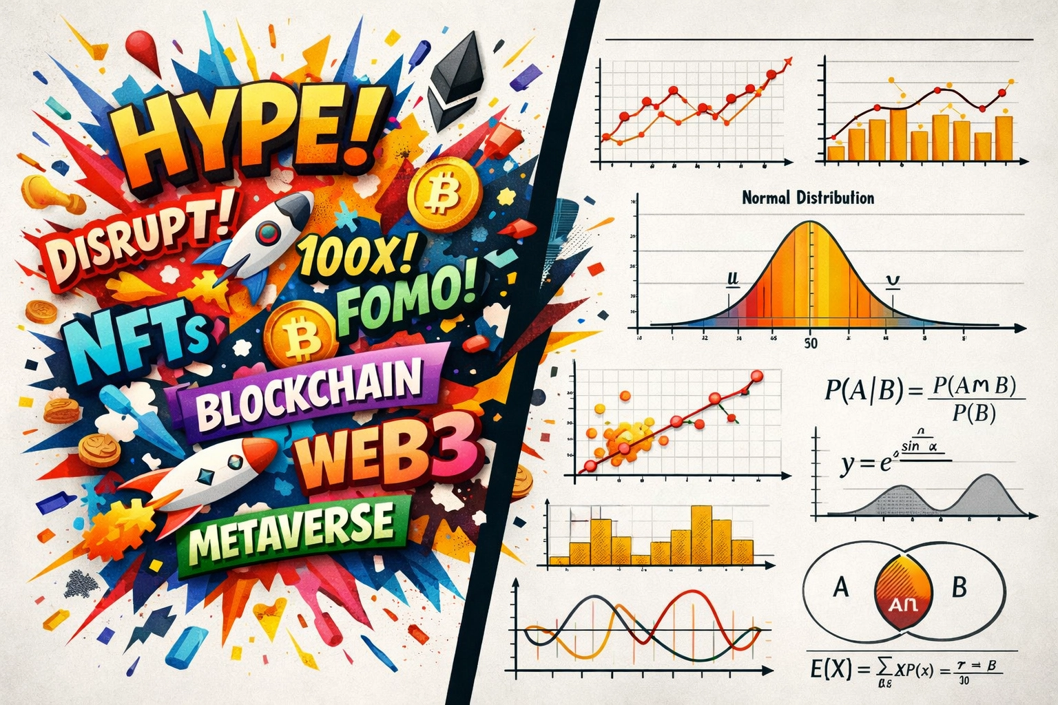 AI hype versus statistical reality: contrasting marketing buzz with data-driven foundations for business success