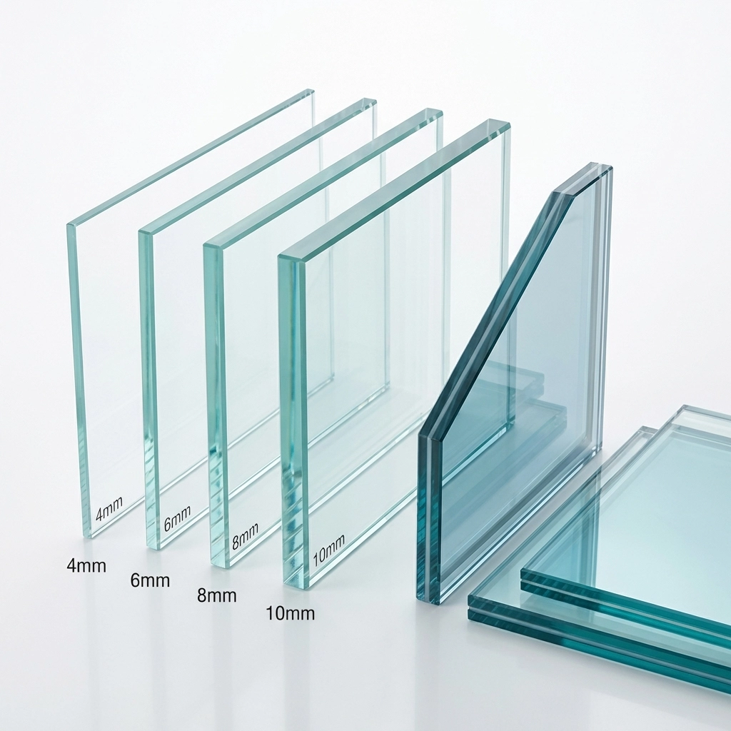 Glass thickness comparison for secondary glazing