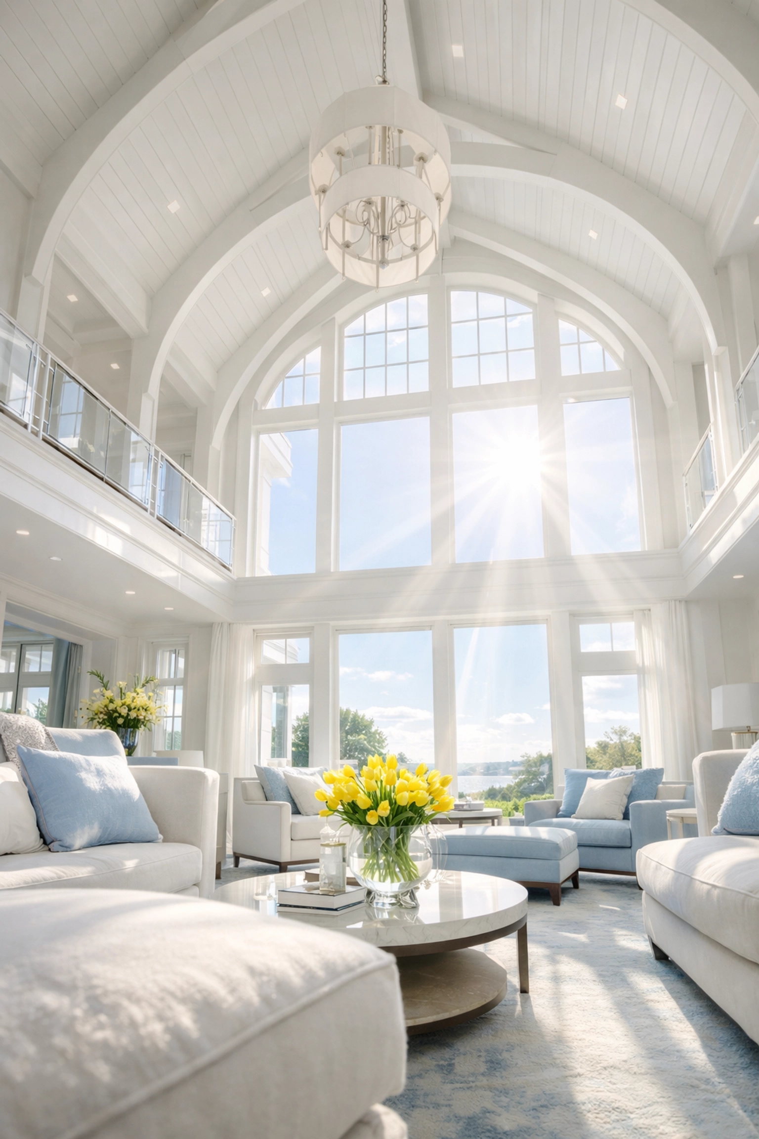 Luxury cleaning in Dover for large estates with high ceilings and grand living areas ensuring HEPA air quality.