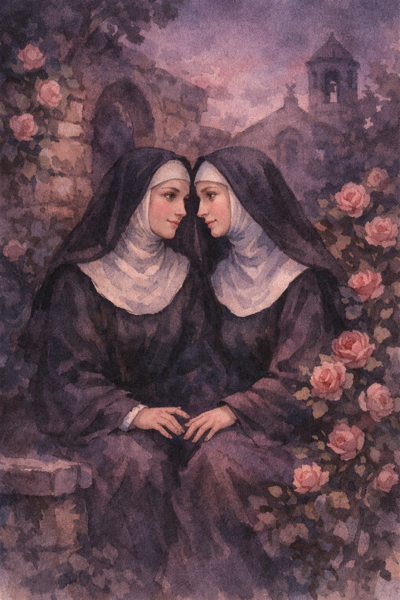 Benedetta Carlini and Bartolomea Crivelli's secret love in monastery garden