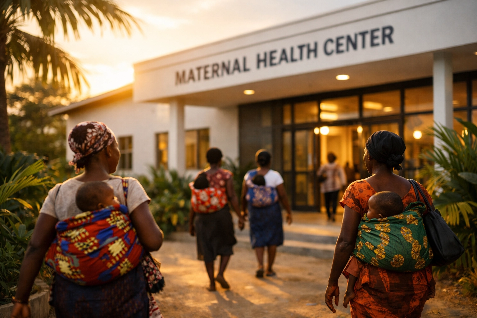 Paul E. Farmer Maternal Center in Sierra Leone welcoming mothers and newborns on opening day