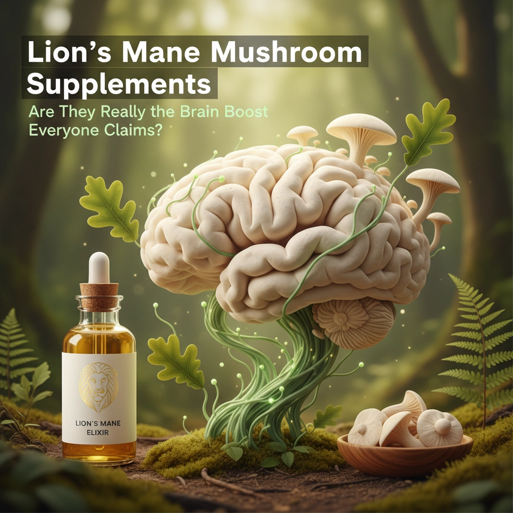 Lion&#39;s Mane Mushroom Supplements: Are They Really the Brain Boost Everyone Claims?