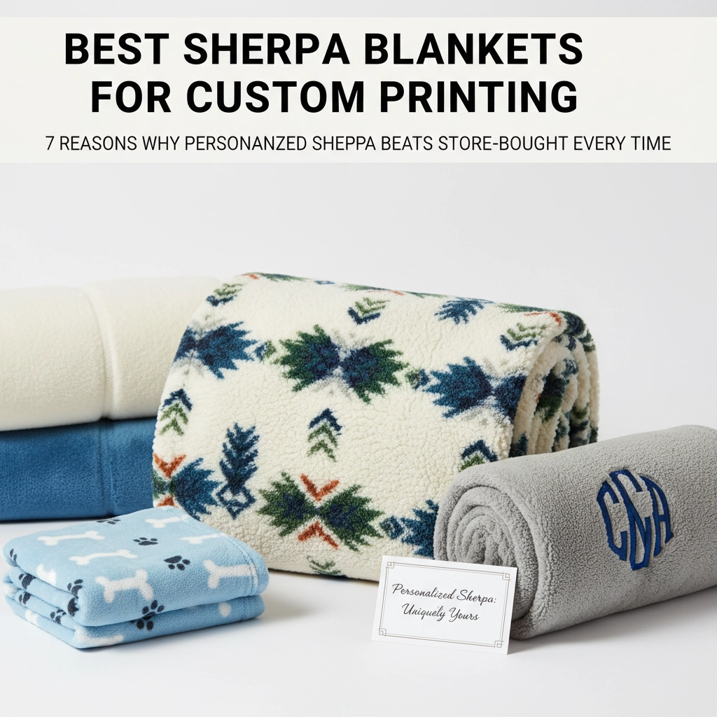 Best Sherpa Blankets for Custom Printing: 7 Reasons Why Personalized Sherpa Beats Store-Bought Every Time