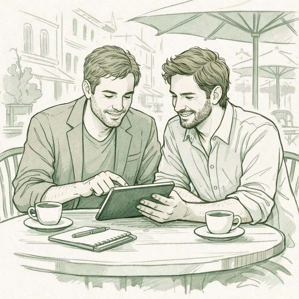 Gay authors collaborating on streaming series - LGBTQ+ content development