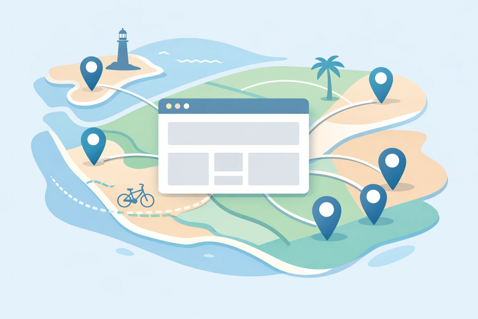 Map of Venice and Southwest Florida showing local search citations and business backlinks.