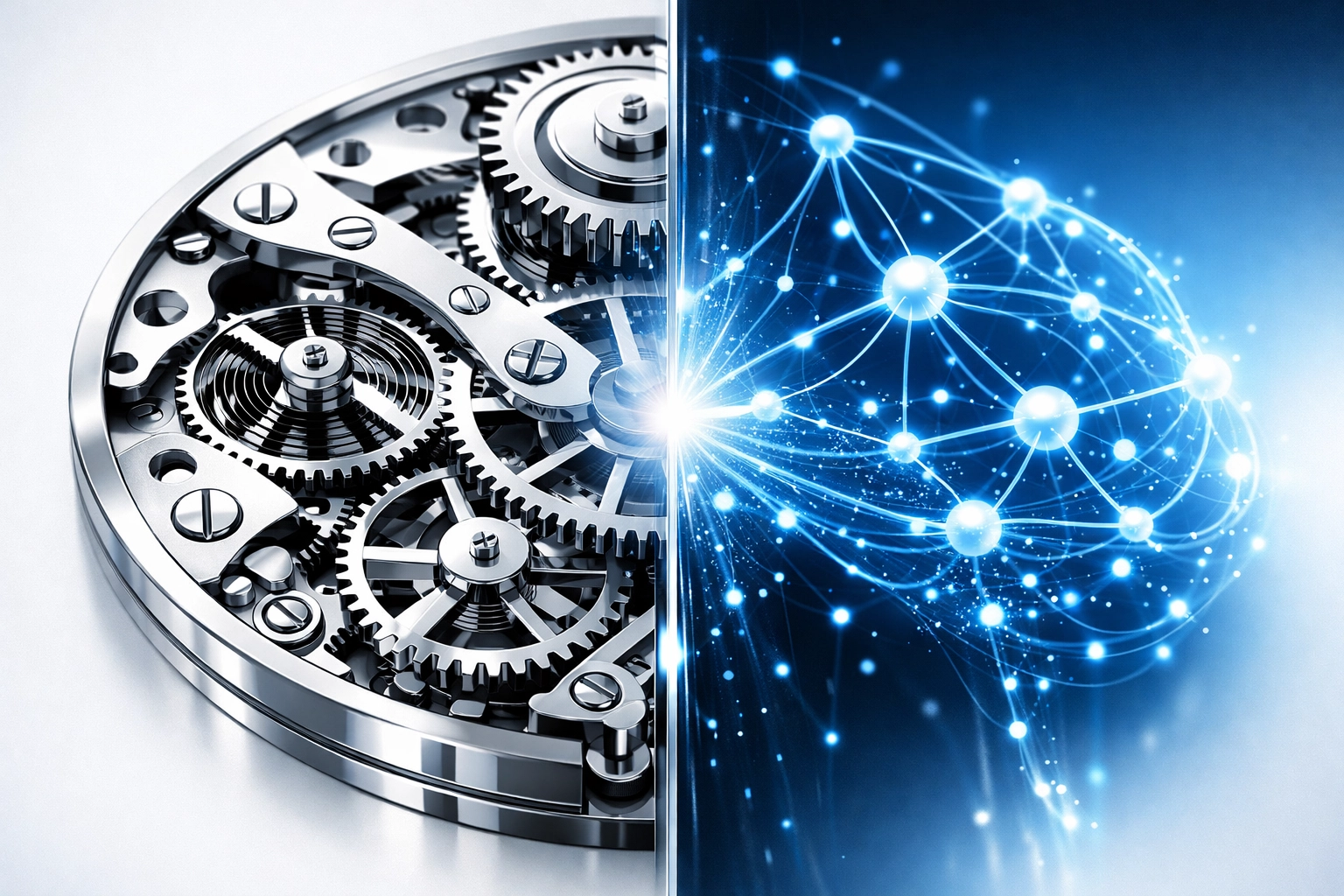 Rule-based automation and AI workflow automation merging into hybrid system