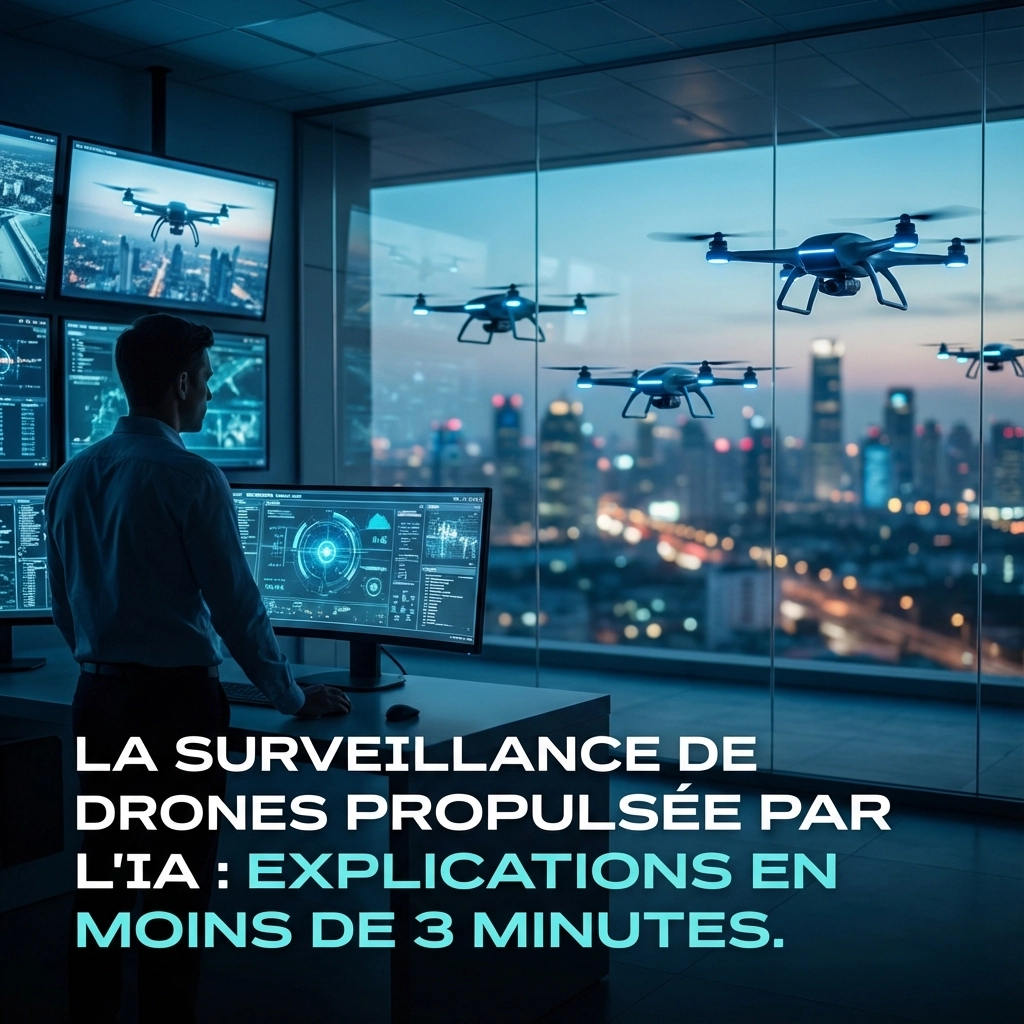 La surveillance de drones propulsée par l'IA : explications en moins de 3 minutes