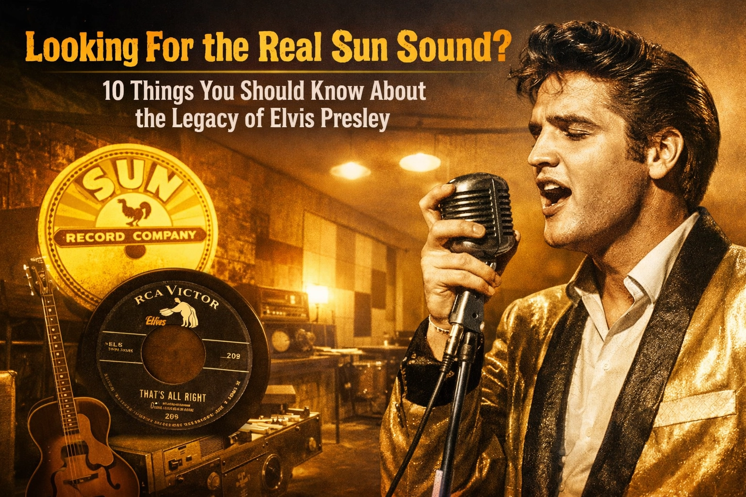 Looking For the Real Sun Sound? 10 Things You Should Know About the Legacy of Elvis Presley