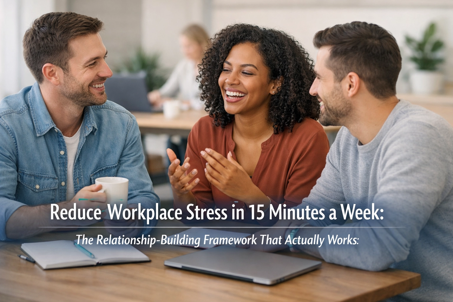[HERO] Reduce Workplace Stress in 15 Minutes a Week: The Relationship-Building Framework That Actually Works