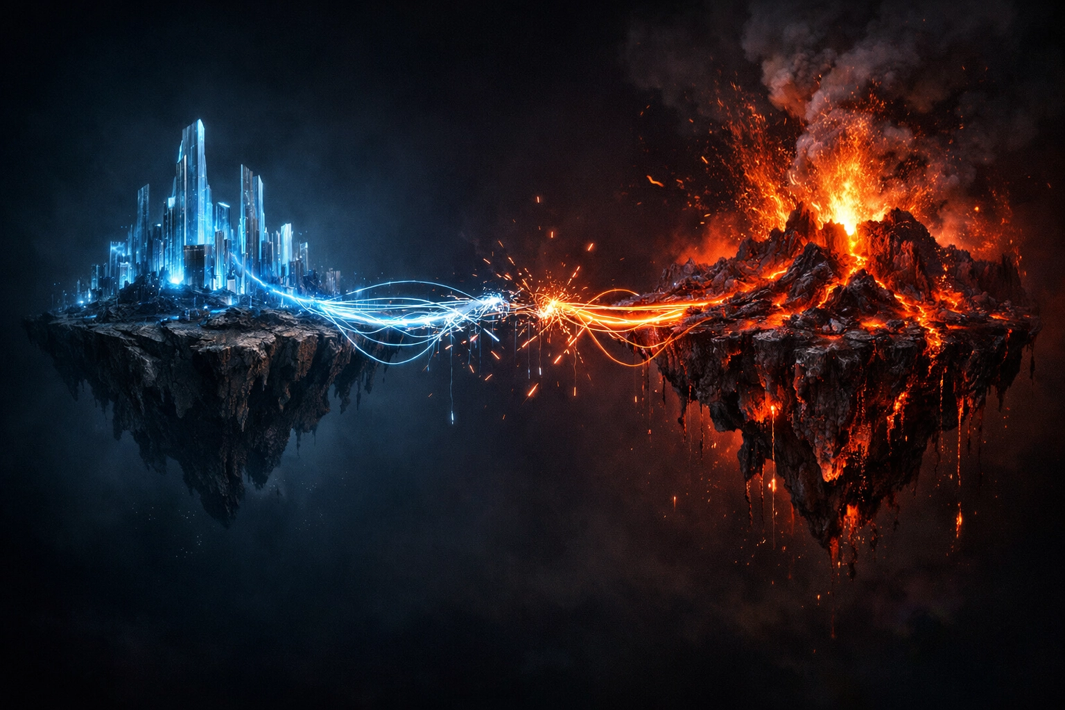 A broken neural bridge between the prefrontal cortex and amygdala representing emotional dysregulation.