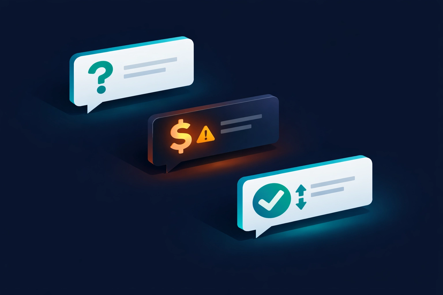 Three AI platform cards showing brand verification process across ChatGPT and other assistants