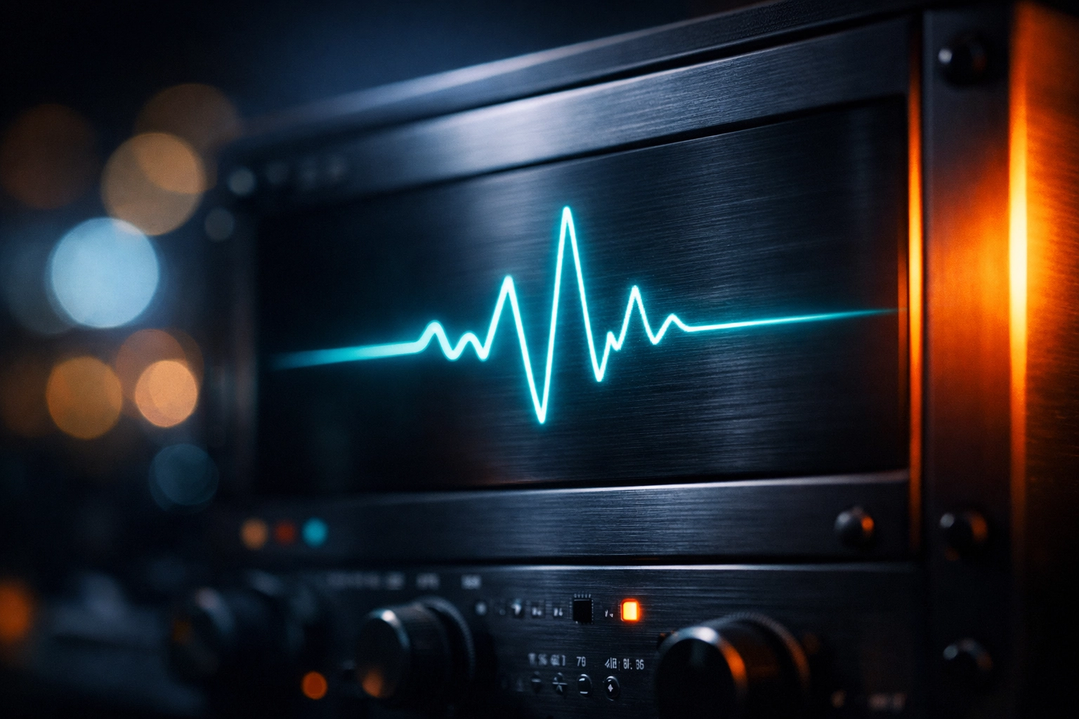 A digital pulse wave representing a brand finding its perfect audience frequency on social media.