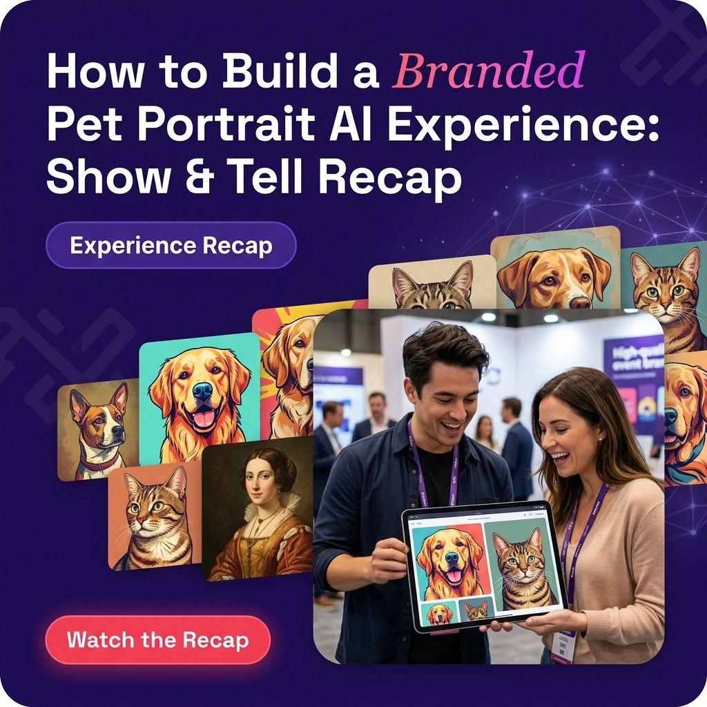 How to build a branded AI pet portrait experience in Pictor photo booth software — Show & Tell recap