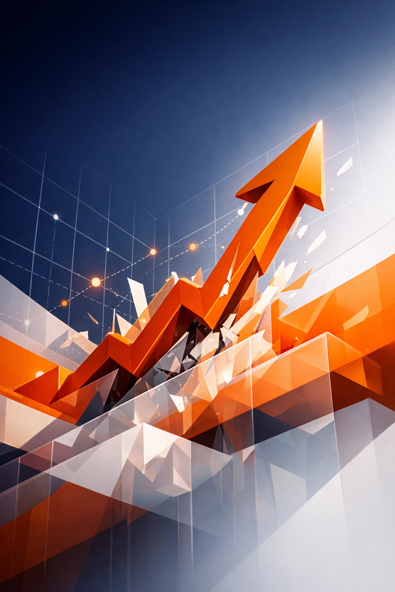 Upward market trend visualization showing San Francisco office market recovery in 2026
