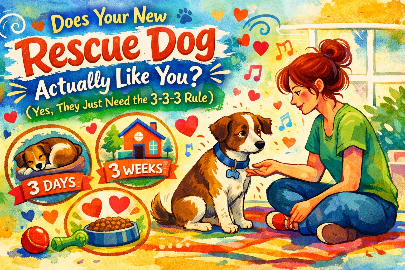 [HERO] Does Your New Rescue Dog Actually Like You? (Yes, They Just Need the 3-3-3 Rule)