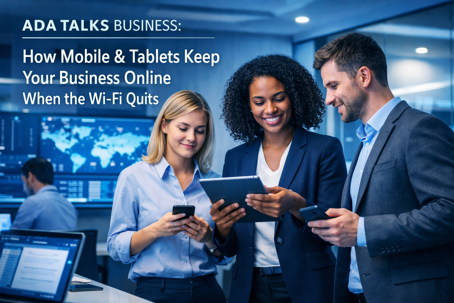 [HERO] Ada Talks Business: How Mobile & Tablets Keep Your Business Online When the Wi-Fi Quits