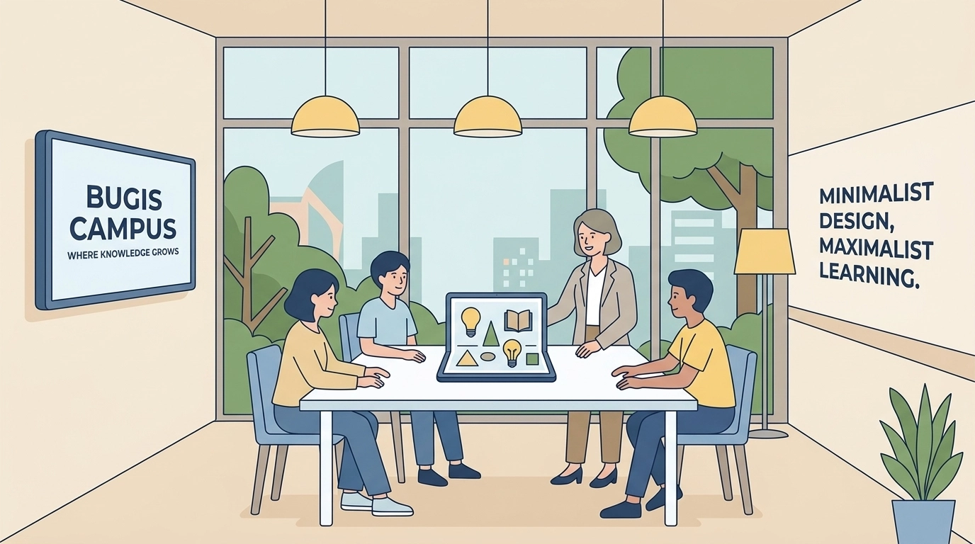 Image 2: 新知立教育 Bugis 校区学习氛围图