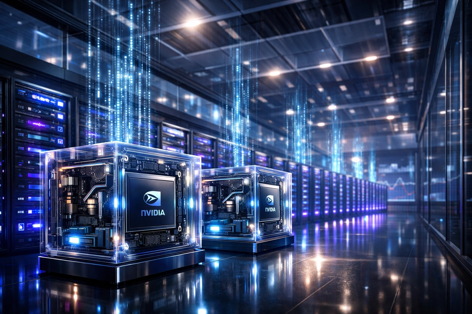 AI server infrastructure powering the technology boom driving stock market growth