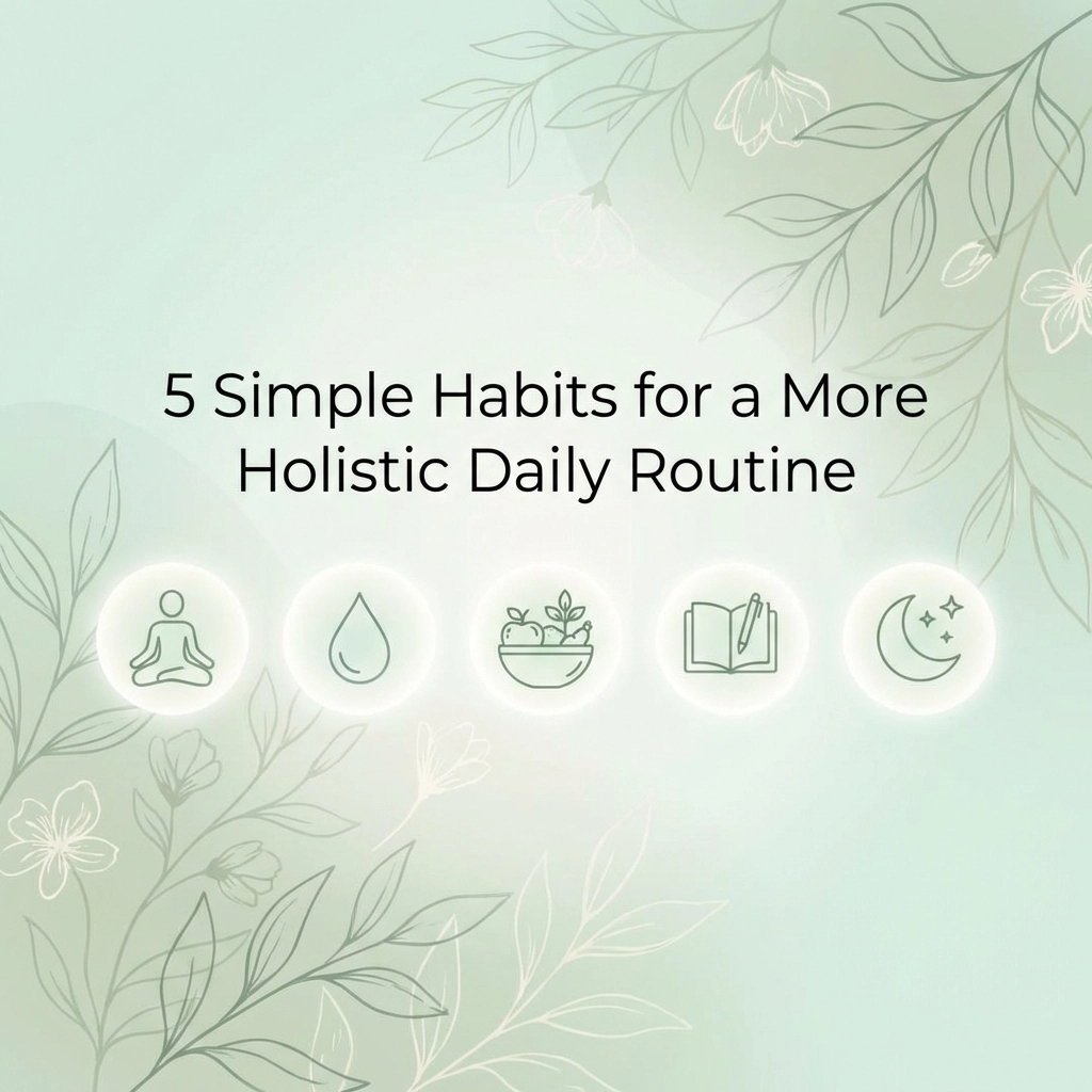 5 Simple Habits for a More Holistic Daily Routine