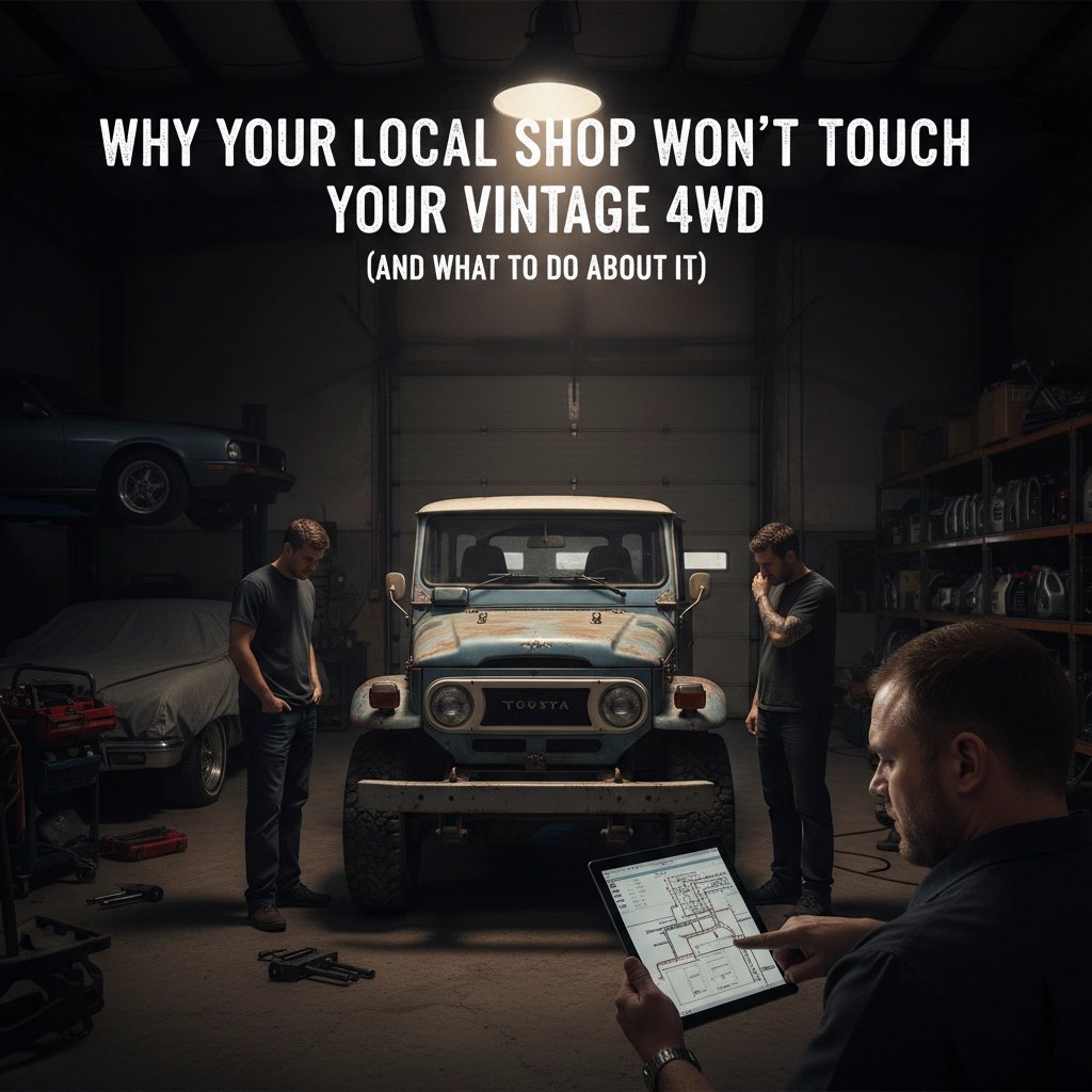 Why Your Local Shop Won't Touch Your Vintage 4WD (And What to Do About It)