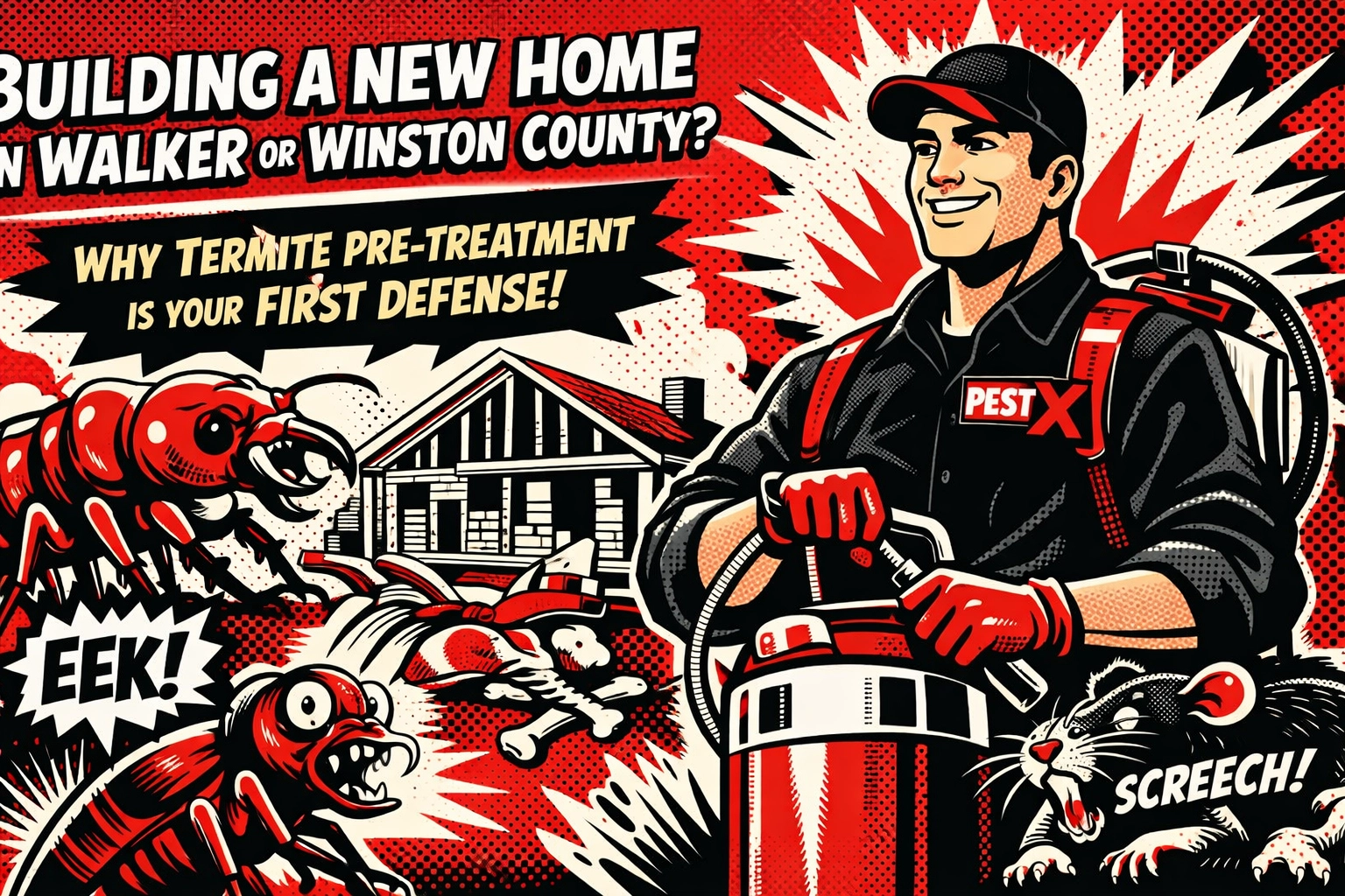[HERO] Building a New Home in Walker or Winston County? Why Termite Pre-Treatment is Your First Defense