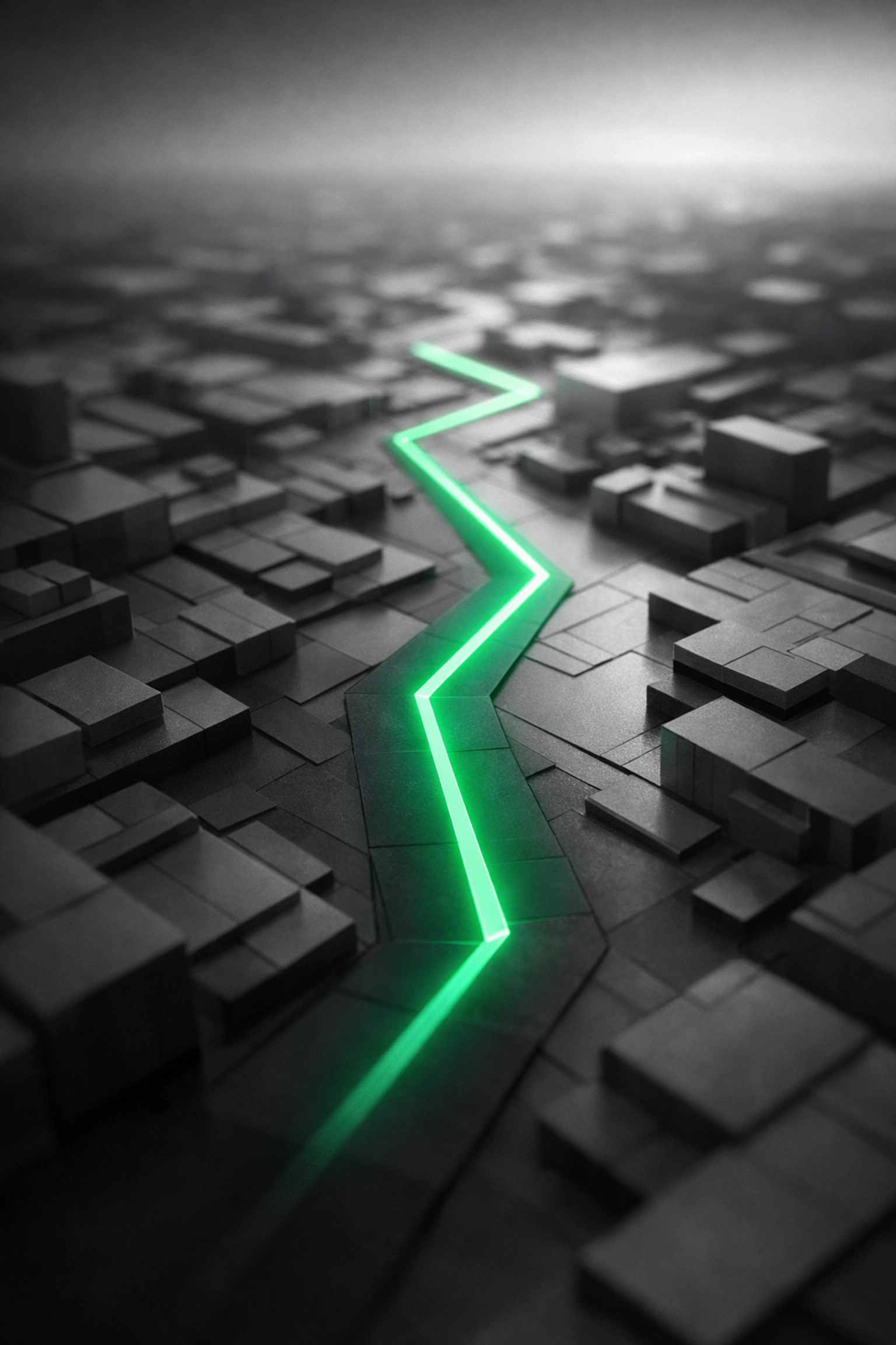 An illuminated path representing strategic alignment and leadership effectiveness for nonprofit board engagement.