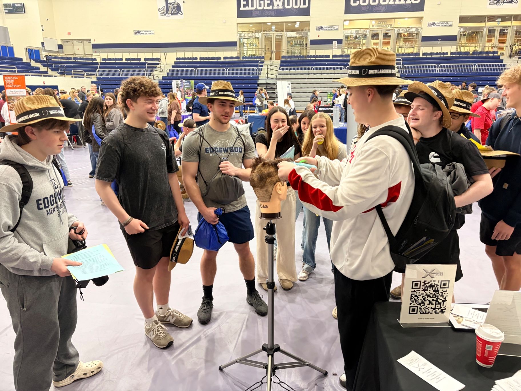 [HERO] Prowling with Purpose: X-Quisite Cutz at the Edgewood High School Career Fair