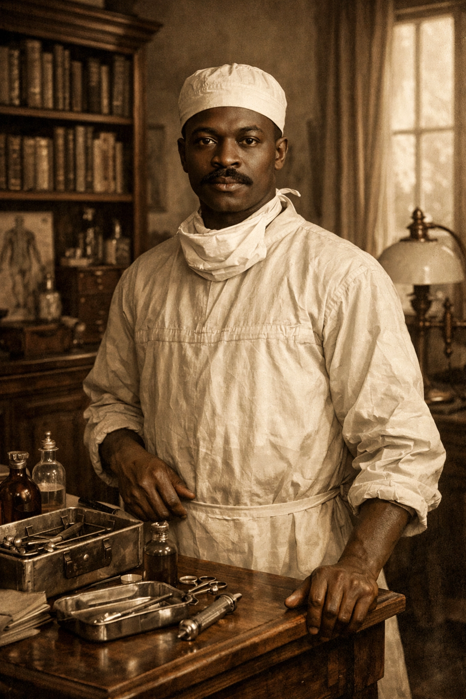 From Black Wall Street to Blackwallstreets.store: How These Icons Paved the Way for Buyblack Black medical professional in early 1900s representing excellence and community service in Greenwood