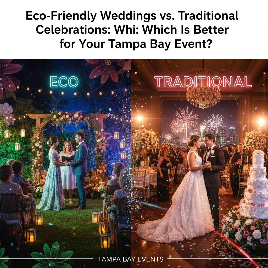 Eco-Friendly Weddings vs. Traditional Celebrations: Which Is Better for Your Tampa Bay Event?