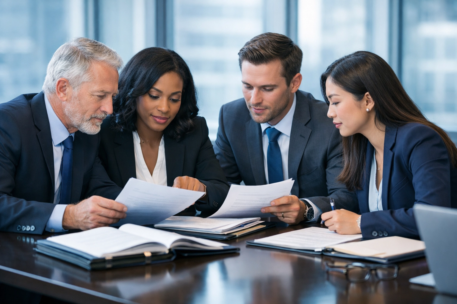 Boston dog bite lawyer reviewing case documents to help injured clients