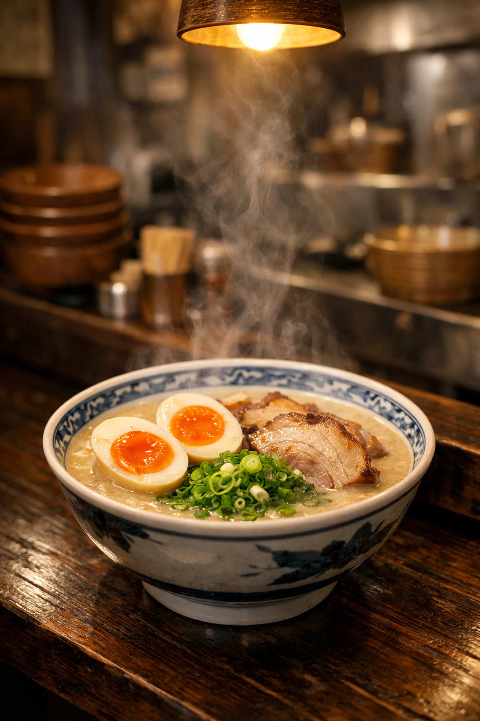 A steaming bowl of authentic Tokyo ramen, representing the best cheap eats for budget travelers.