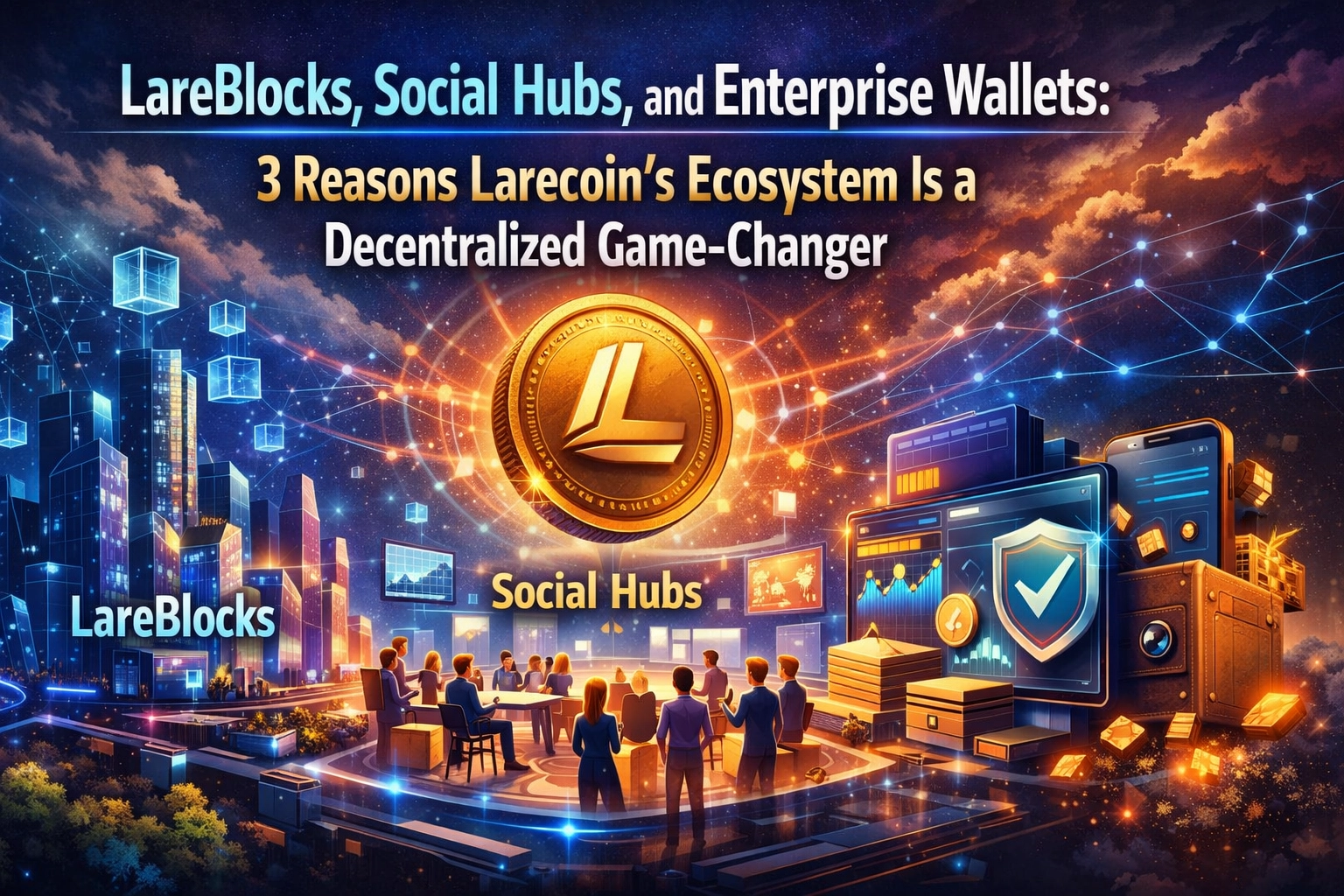[HERO] LareBlocks, Social Hubs, and Enterprise Wallets: 3 Reasons Larecoin