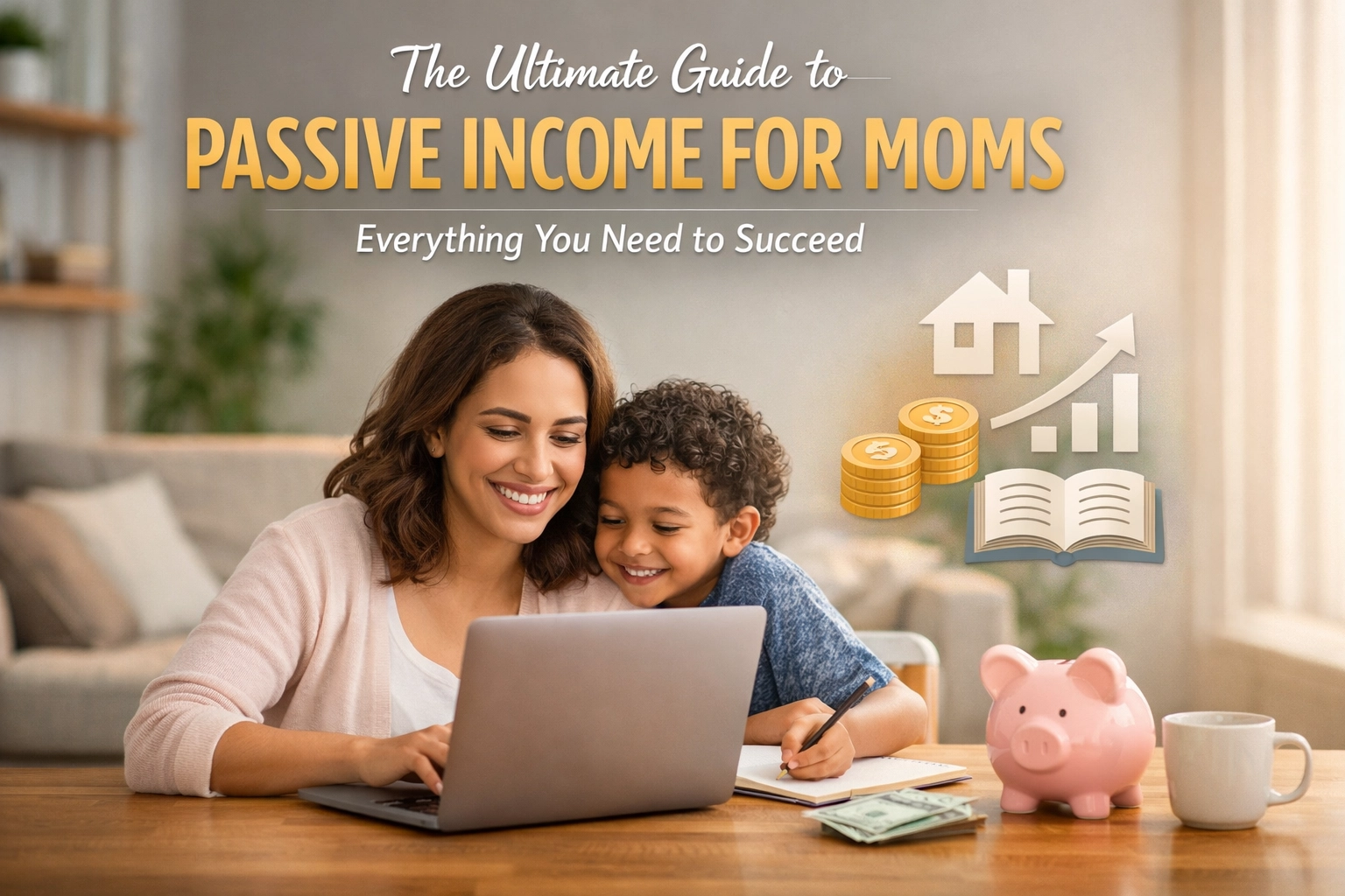 [HERO] The Ultimate Guide to Passive Income for Moms: Everything You Need to Succeed