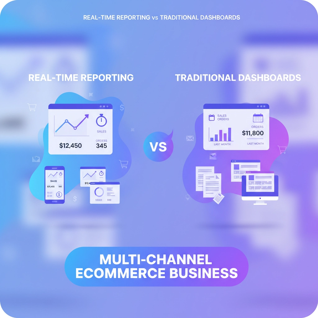 Real-Time Reporting vs Traditional Dashboards: Which Is Better for Your Multi-Channel Ecommerce Business?