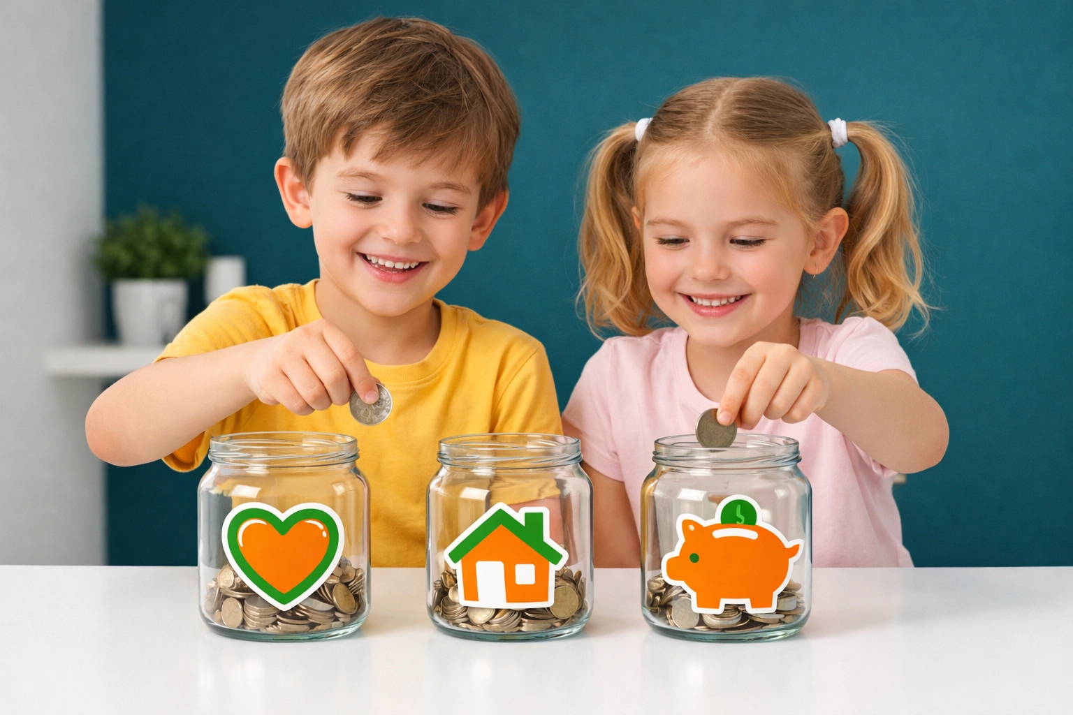 Kids learning financial stewardship and wise money management with the Complete Life Skills Platform.